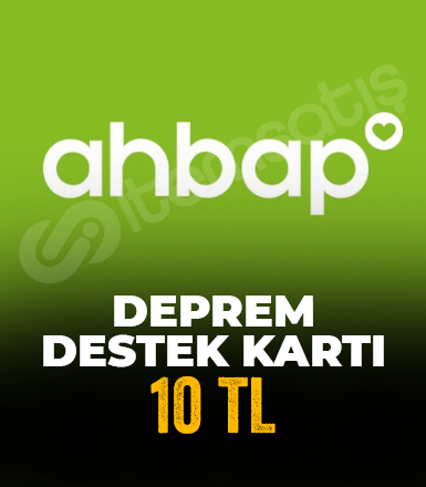 AHBAP 10 TL Destek Kartı