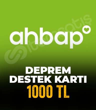 AHBAP 1000 TL Destek Kartı