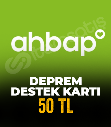 AHBAP 50 TL Destek Kartı