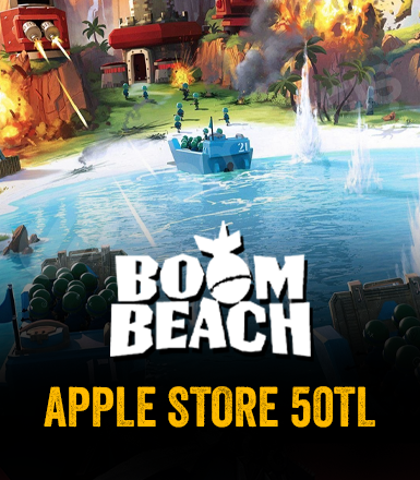 Boom Beach İTunes 50 TL Bakiye