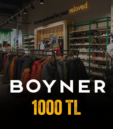 Boyner 1000 TL Hediye Kartı