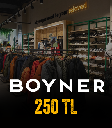 Boyner 250 TL Hediye Kartı