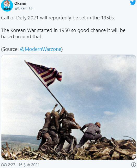 Yeni Call of Duty Oyunu Kore Savaşı’nı Anlatabilir