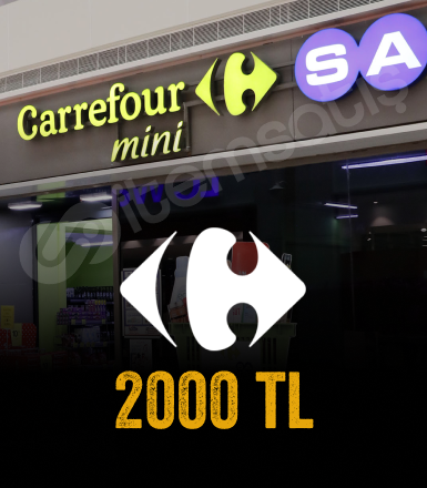 CarrefourSA 2000 TL Hediye Kartı