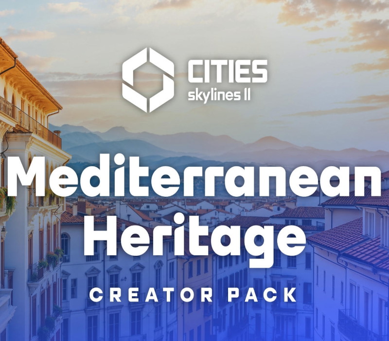 Cities: Skylines II - Creator Pack: Mediterranean Heritage DLC PC Steam CD Key