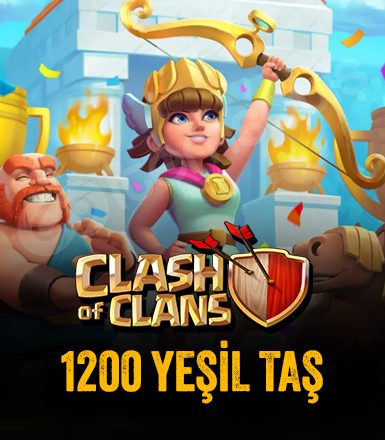 Clash of Clans 1200 Yeşil Taş