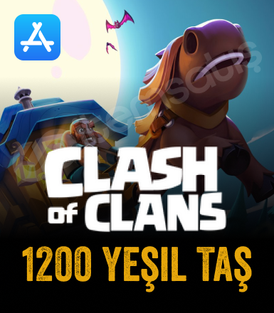 Clash of Clans 1200 Yeşil Taş ( Apple )