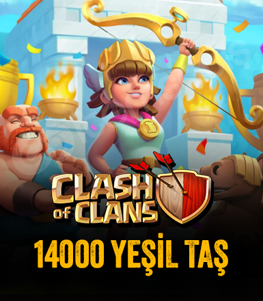 Clash of Clans 14000 Yeşil Taş