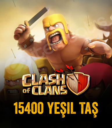 Clash of Clans 15400 Yeşil Taş