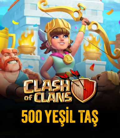 Clash of Clans 500 Yeşil Taş