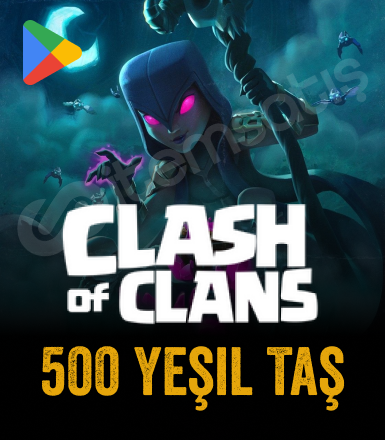 Clash of Clans 500 Yeşil Taş ( Android )