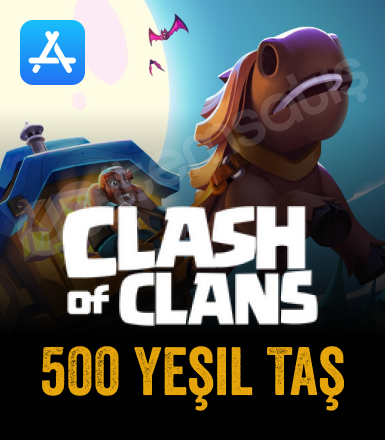 Clash of Clans 500 Yeşil Taş ( Apple )