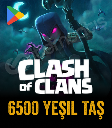 Clash of Clans 6500 Yeşil Taş ( Android )