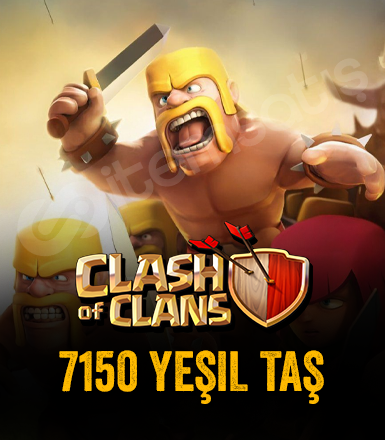 Clash of Clans 7150 Yeşil Taş
