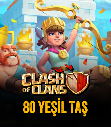 Clash of Clans 80 Yeşil Taş