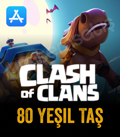 Clash of Clans 80 Yeşil Taş ( Apple )