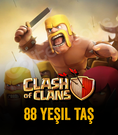 Clash of Clans 88 Yeşil Taş