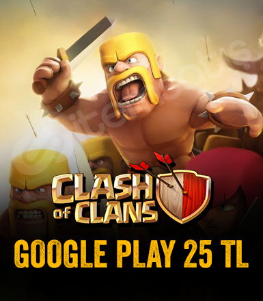 Clash of Clans Google Play 25 TL Kodu