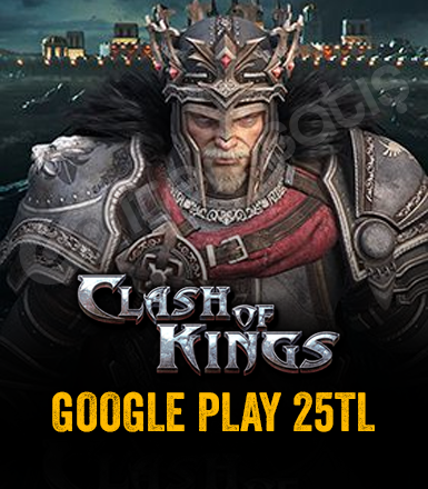 Clash of Kings Google Play 25 TL Kodu