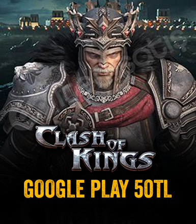 Clash of Kings Google Play 50 TL Kodu