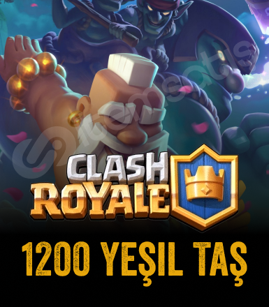 Clash Royale 1200 Yeşil Taş ( Android )