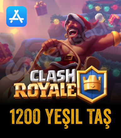 Clash Royale 1200 Yeşil Taş ( Apple )