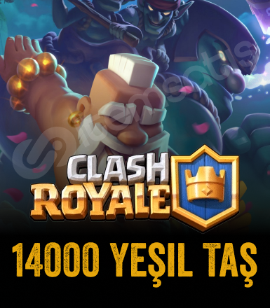 Clash Royale 14.000 Yeşil Taş ( Android )