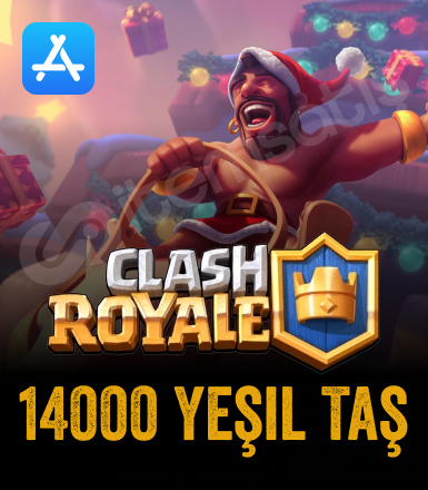 Clash Royale 14.000 Yeşil Taş ( Apple )