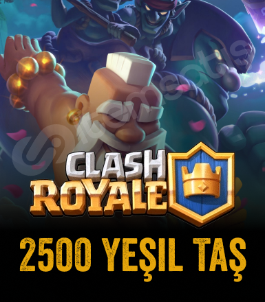 Clash Royale 2500 Yeşil Taş ( Android )