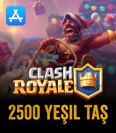 Clash Royale 2500 Yeşil Taş ( Apple )
