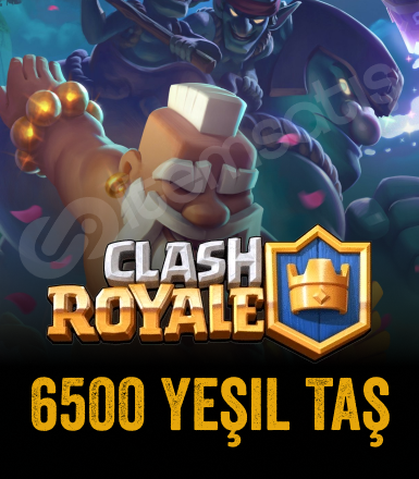 Clash Royale 6500 Yeşil Taş ( Android )