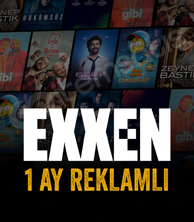 Exxen 1 Aylık Üyelik (Reklamlı)