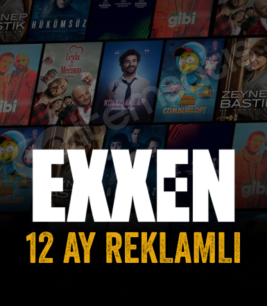 Exxen 12 Aylık Üyelik (Reklamlı)