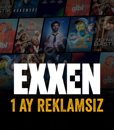 Exxen 1 Aylık Üyelik (Reklamsız)