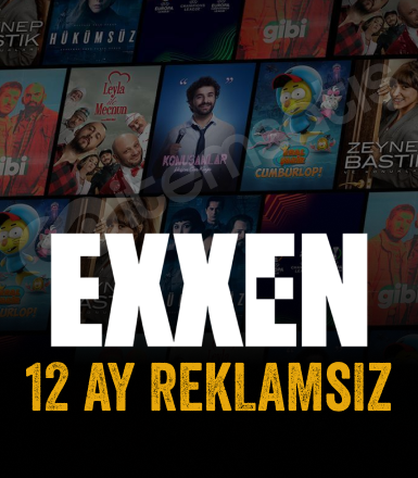 Exxen 12 Aylık Üyelik (Reklamsız)