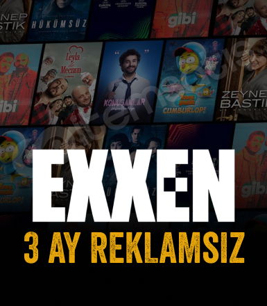 Exxen 3 Aylık Üyelik (Reklamsız)
