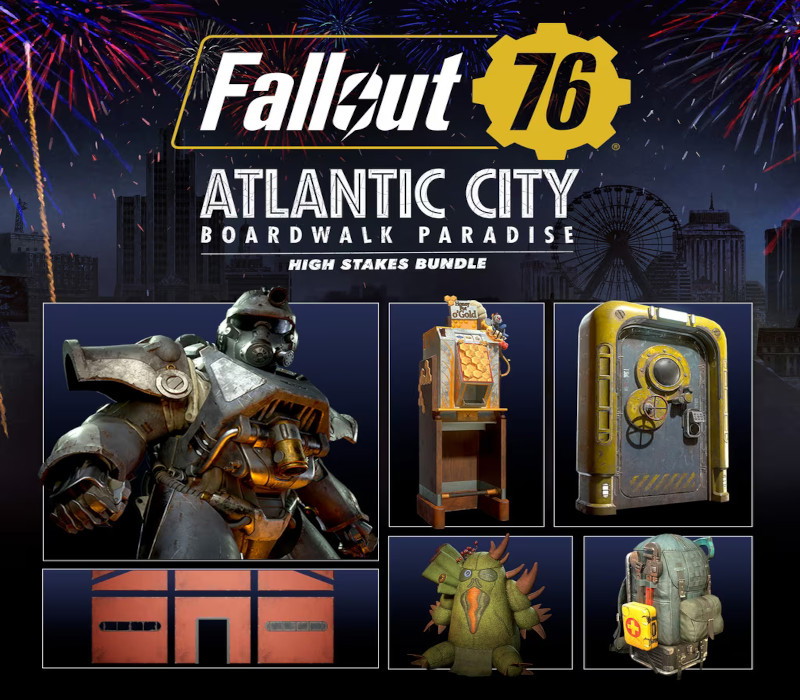 Fallout 76 - Atlantic City High Stakes Bundle DLC PC Steam CD Key