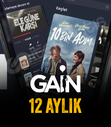 Gain 12 Aylık Üyelik