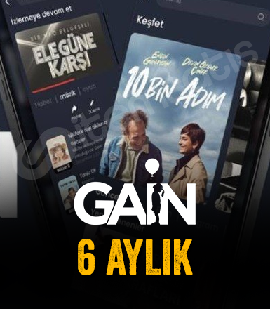 Gain 6 Aylık Üyelik