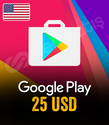 Google Play Gift Card 25 USD
