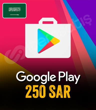 Google Play Gift Card 250 SAR
