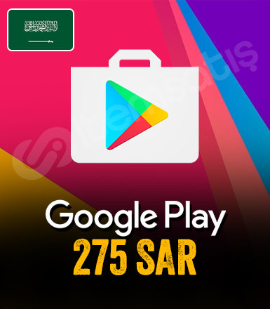 Google Play Gift Card 275 SAR