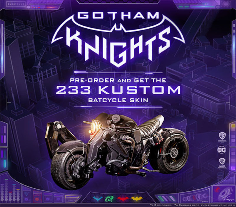 Gotham Knights - 233 Kustom Batcycle Skin EU DLC PS4 CD Key