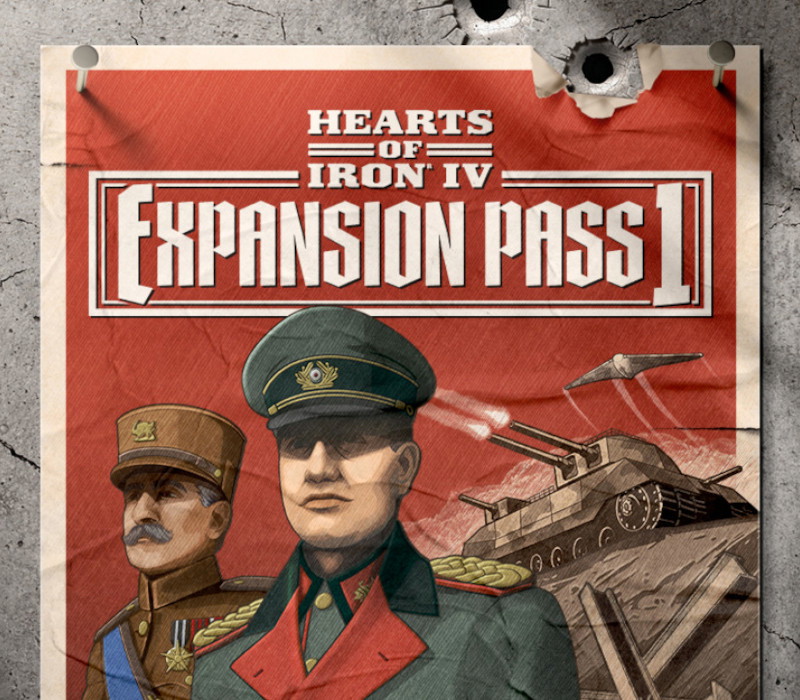 Hearts of Iron IV - Expansion Pass 1 DLC PC Steam CD Key