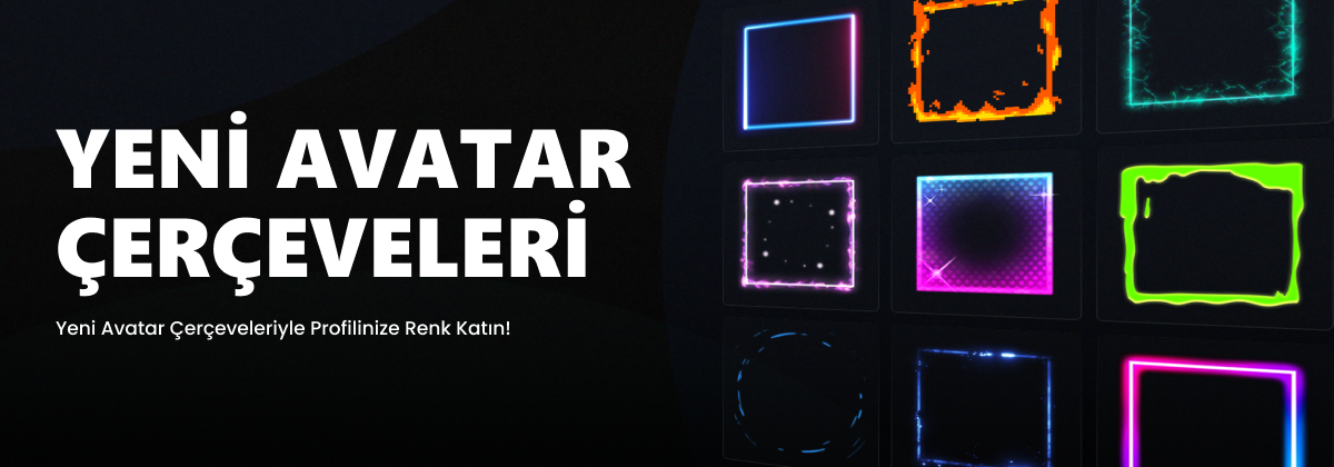 Avatar Çerçevesi Paketi İtemSatış'ta!