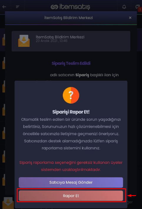 Teslimat Reddi Nasıl Yapılır?