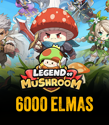 Legend of Mushroom 299.99 USD Gems + 6000 Elmas