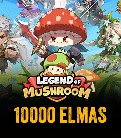 Legend of Mushroom 499.99 USD Gems + 10000 Elmas