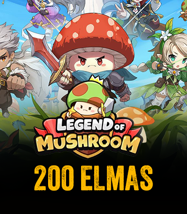 Legend of Mushroom 9.99 USD Gems + 200 Elmas