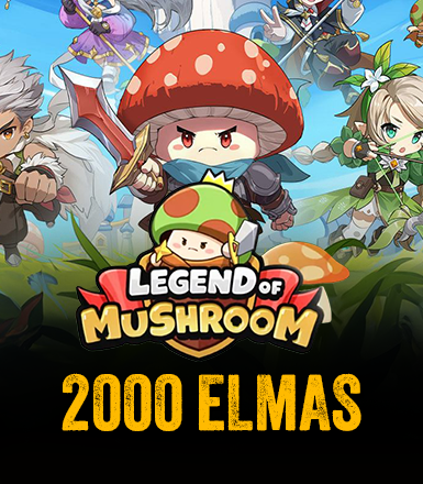 Legend of Mushroom 99.99 USD Gems + 2000 Elmas
